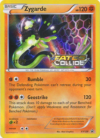 Zygarde (XY129) (Staff) [XY: Black Star Promos] | Good Games Modbury