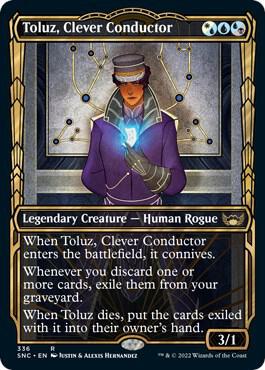 Toluz Clever Conductor Showcase 336/281 (Streets of New Capenna)  - Foil | Good Games Modbury