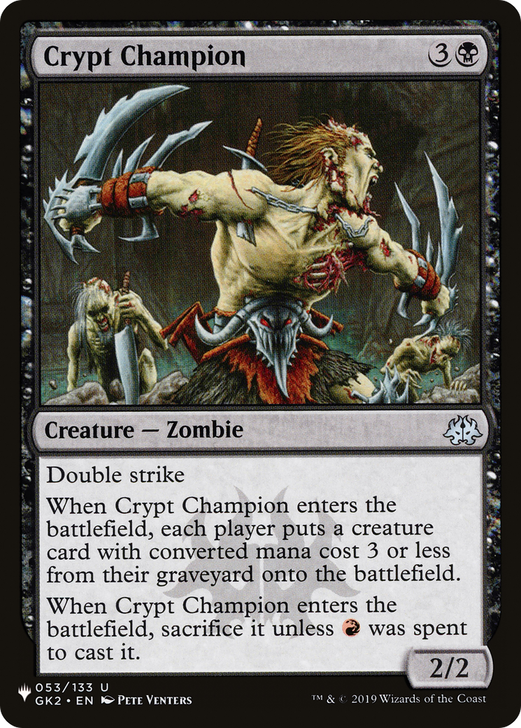 Crypt Champion [The List Reprints] | Good Games Modbury