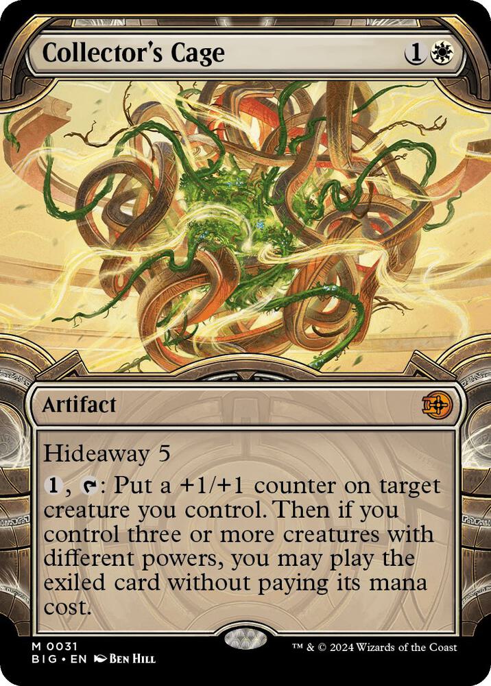 Collector's Cage 31/30 (Outlaws of Thunder Junction: The Big Score)  - Showcase Foil | Good Games Modbury