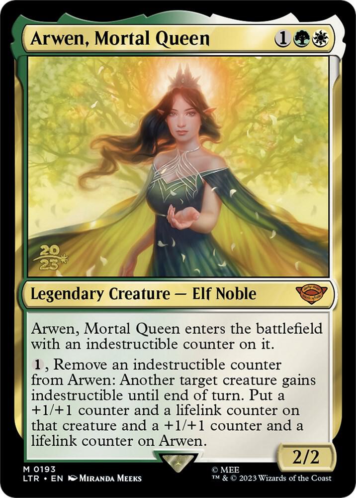 Arwen, Mortal Queen 193s/86 (Prerelease Cards)  - PreRelease Foil | Good Games Modbury
