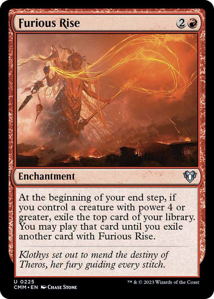 Furious Rise [Commander Masters] | Good Games Modbury
