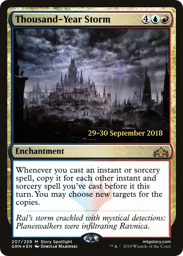 Thousand Year Storm 207s/84 (Prerelease Cards)  - Foil | Good Games Modbury