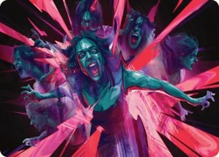 Waltz of Rage Art Card 35 (Art Series: Duskmourn: House of Horror)  | Good Games Modbury