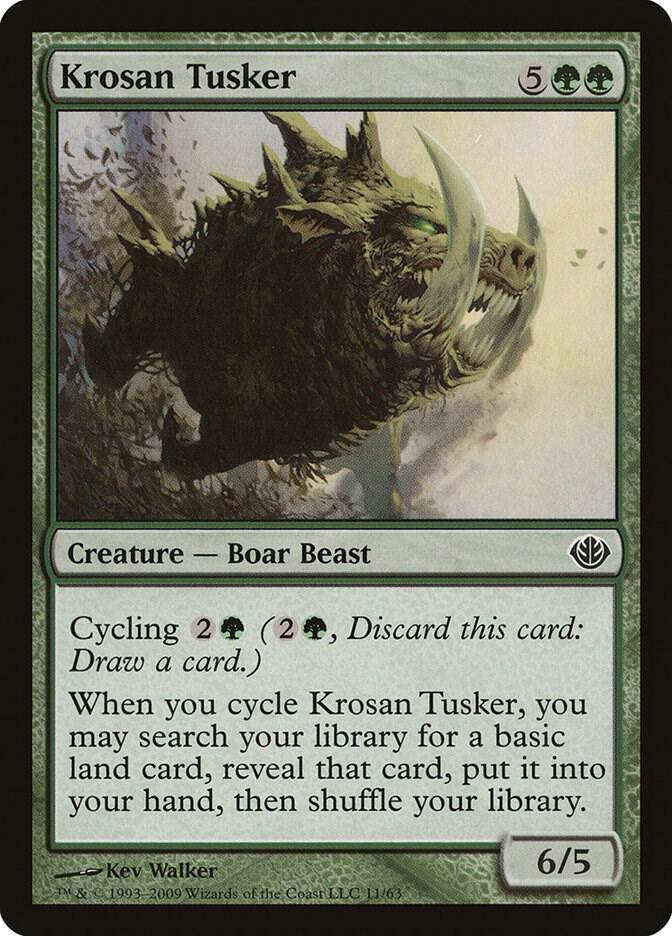 Krosan Tusker 11/63 (Duel Decks: Garruk vs. Liliana)  | Good Games Modbury