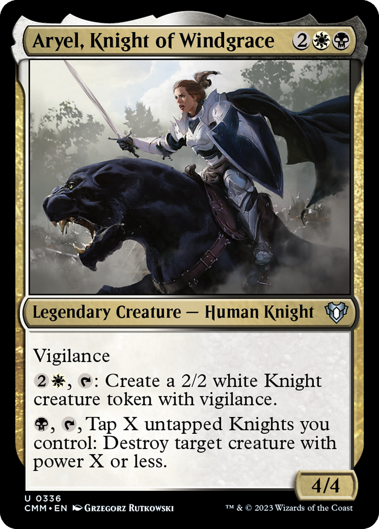 Aryel, Knight of Windgrace [Commander Masters] | Good Games Modbury