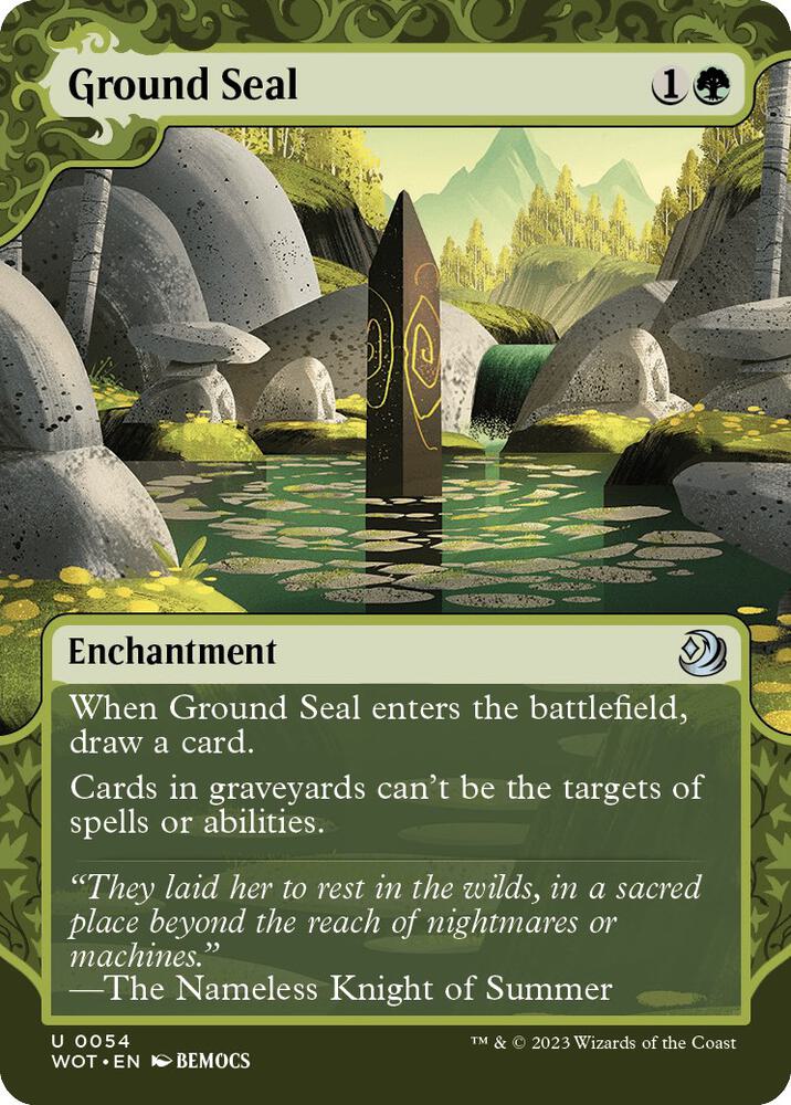 Ground Seal 54/63 (Wilds of Eldraine: Enchanting Tales)  - Showcase Foil | Good Games Modbury