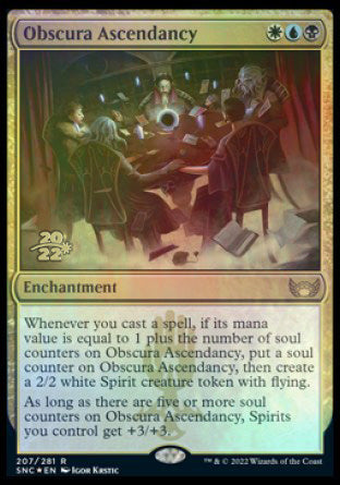 Obscura Ascendancy [Streets of New Capenna Prerelease Promos] | Good Games Modbury