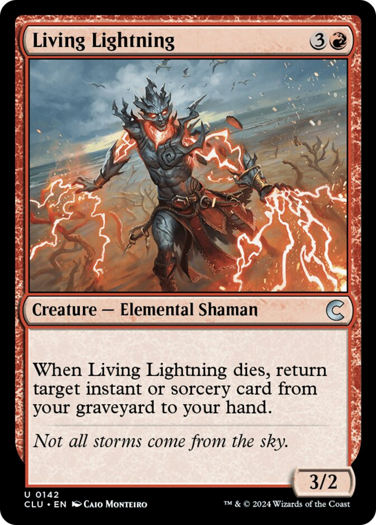 Living Lightning [Ravnica: Clue Edition] | Good Games Modbury