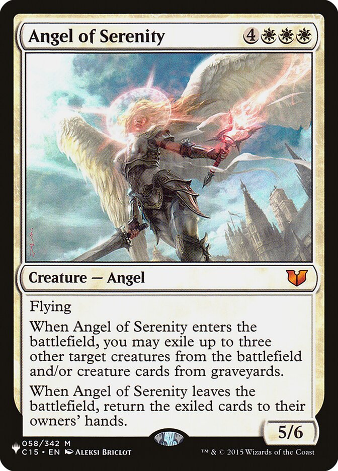 Angel of Serenity [The List] | Good Games Modbury