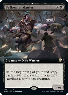 Bellowing Mauler Extended Art 134/93 (Commander: Streets of New Capenna)  | Good Games Modbury