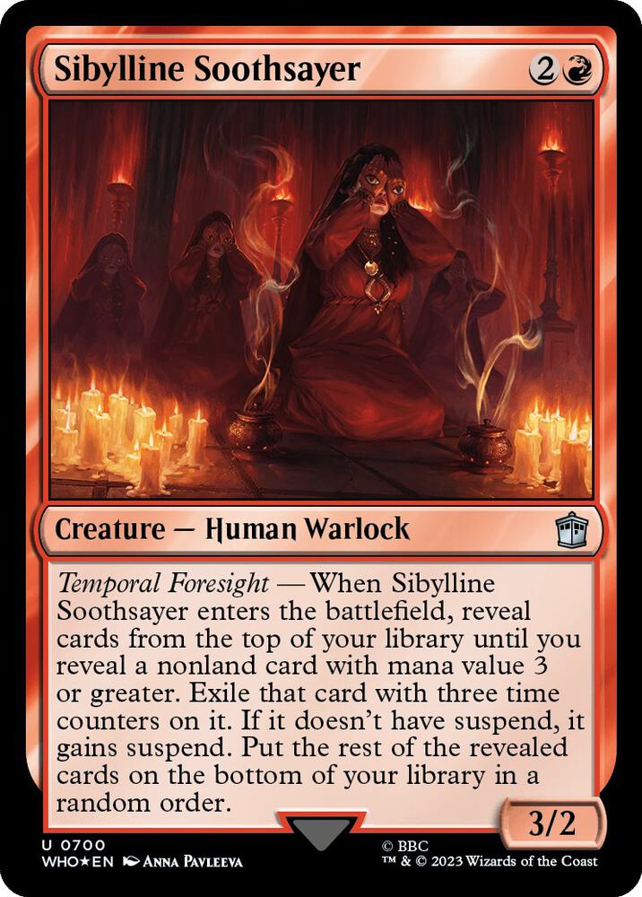 Sibylline Soothsayer 700/331 (Universes Beyond: Doctor Who)  - Surge Foil | Good Games Modbury