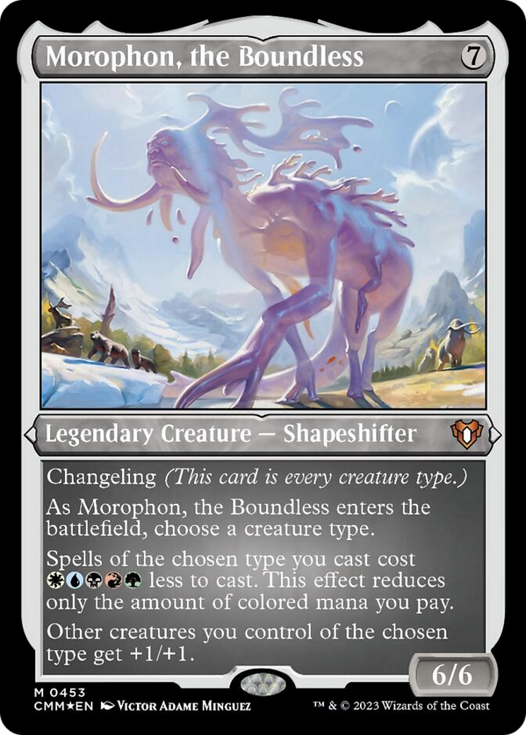 Morophon, the Boundless (Foil Etched) [Commander Masters] | Good Games Modbury