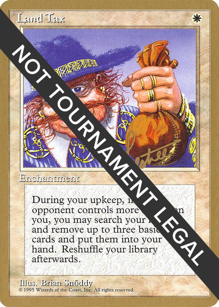 Land Tax 1996 Bertrand Lestree 4ED bl34/308 (World Championship Decks)  | Good Games Modbury