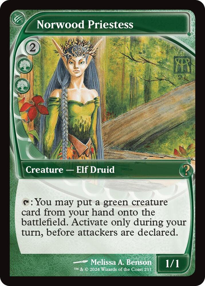 Norwood Priestess 211/390 (Mystery Booster 2)  - Future Sight Foil | Good Games Modbury