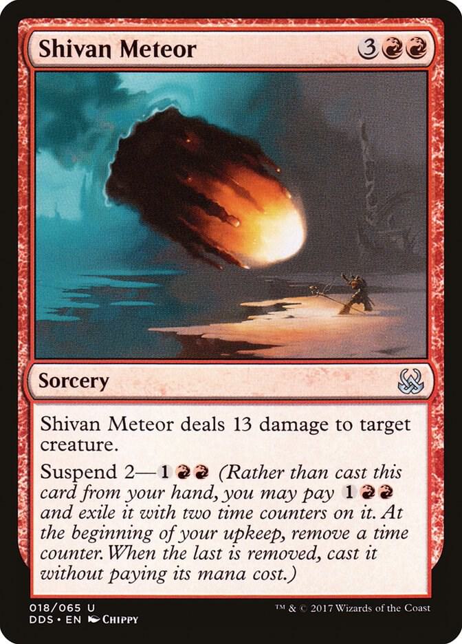 Shivan Meteor 18/65 (Duel Decks: Mind vs. Might)  | Good Games Modbury