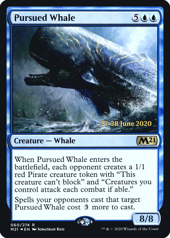 Pursued Whale [Core Set 2021 Prerelease Promos] | Good Games Modbury