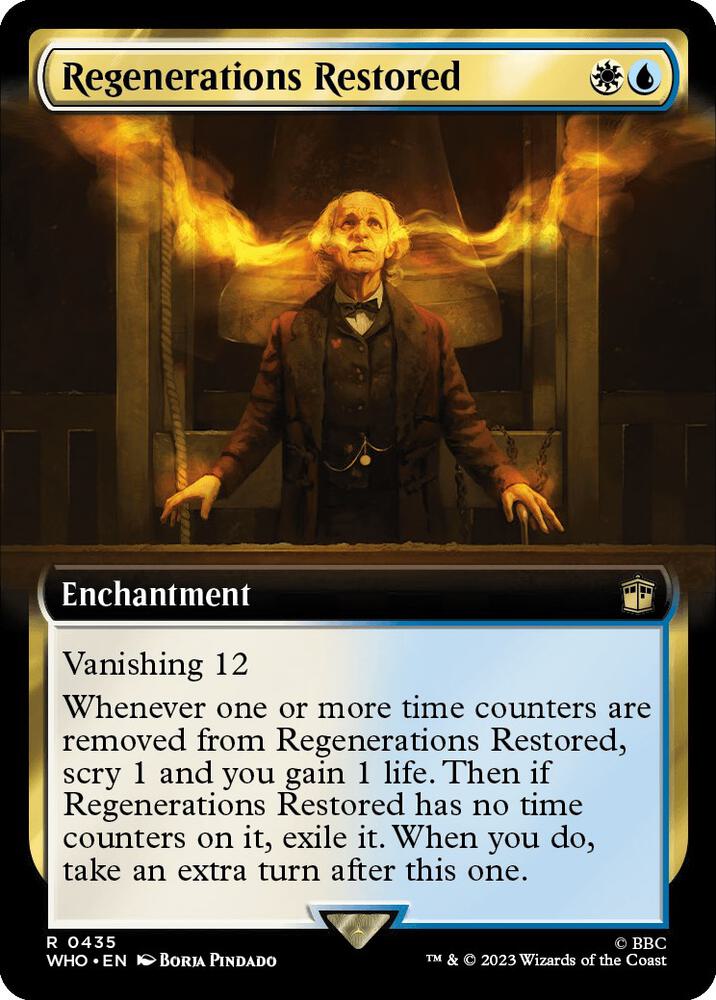 Regenerations Restored 435/331 (Universes Beyond: Doctor Who)  - Extended Art | Good Games Modbury