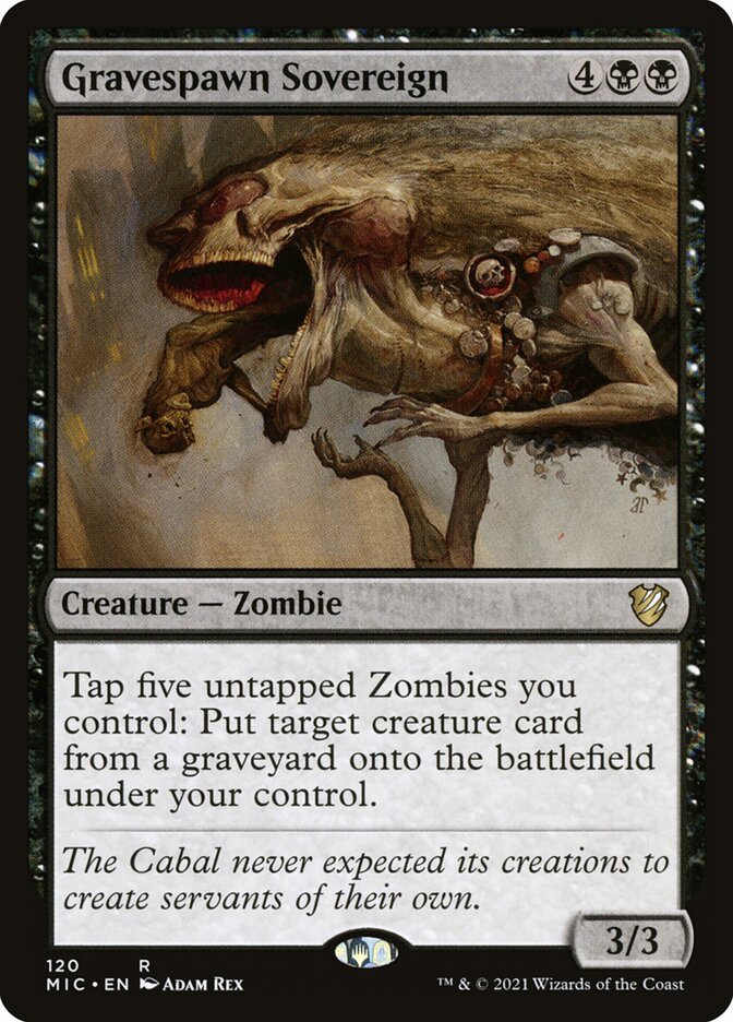 Gravespawn Sovereign 120/38 (Commander: Innistrad: Midnight Hunt)  | Good Games Modbury