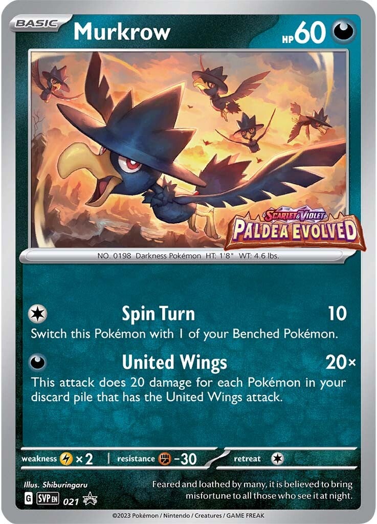 Murkrow (021) [Scarlet & Violet: Black Star Promos] | Good Games Modbury