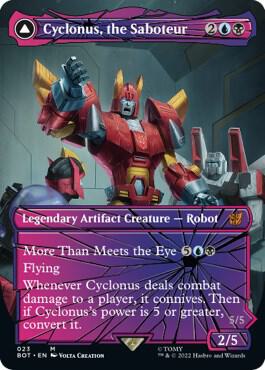 Cyclonus the Saboteur Shattered Glass 23/58 (Universes Beyond: Transformers)  - Foil | Good Games Modbury