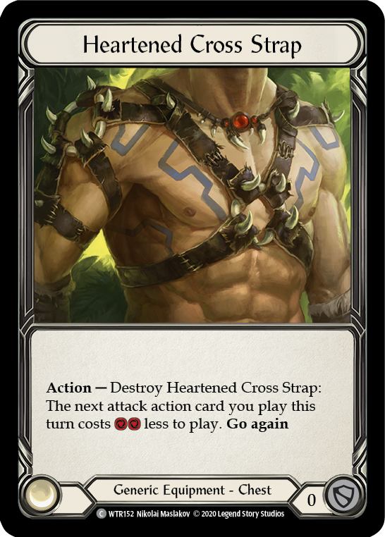 Heartened Cross Strap [U-WTR152] (Welcome to Rathe Unlimited)  Unlimited Rainbow Foil | Good Games Modbury