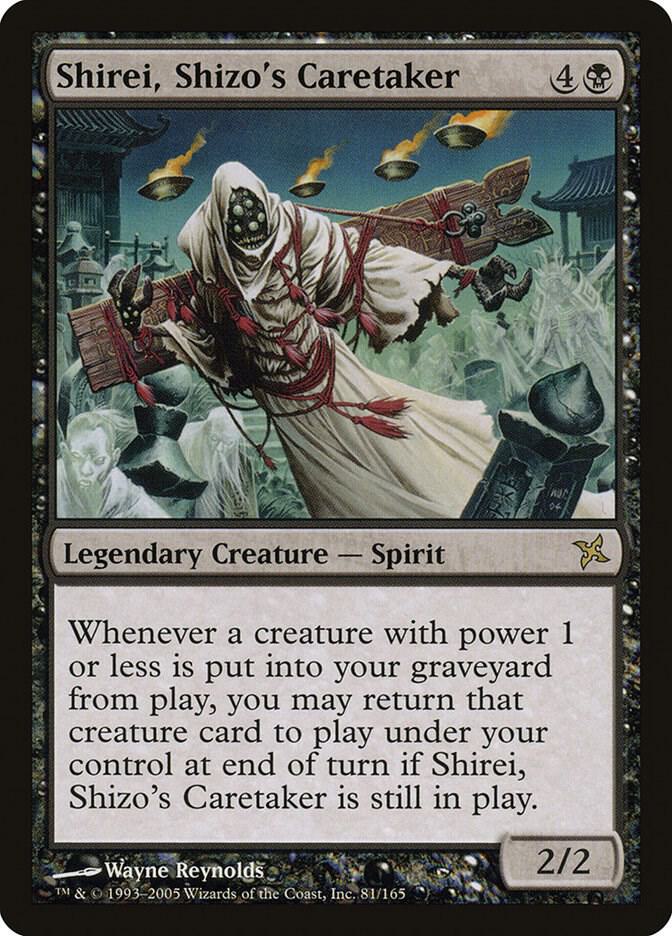 Shirei, Shizo's Caretaker 81/165 (Betrayers of Kamigawa)  - Foil | Good Games Modbury