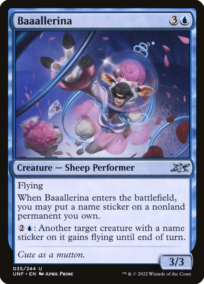 Baaallerina 35/244 (Unfinity)  - Foil | Good Games Modbury