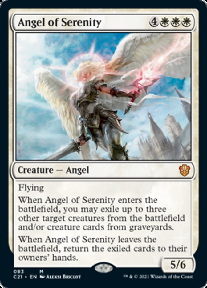 Angel of Serenity [Commander 2021] | Good Games Modbury