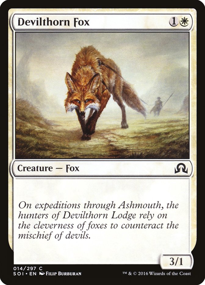 Devilthorn Fox [Shadows over Innistrad] | Good Games Modbury
