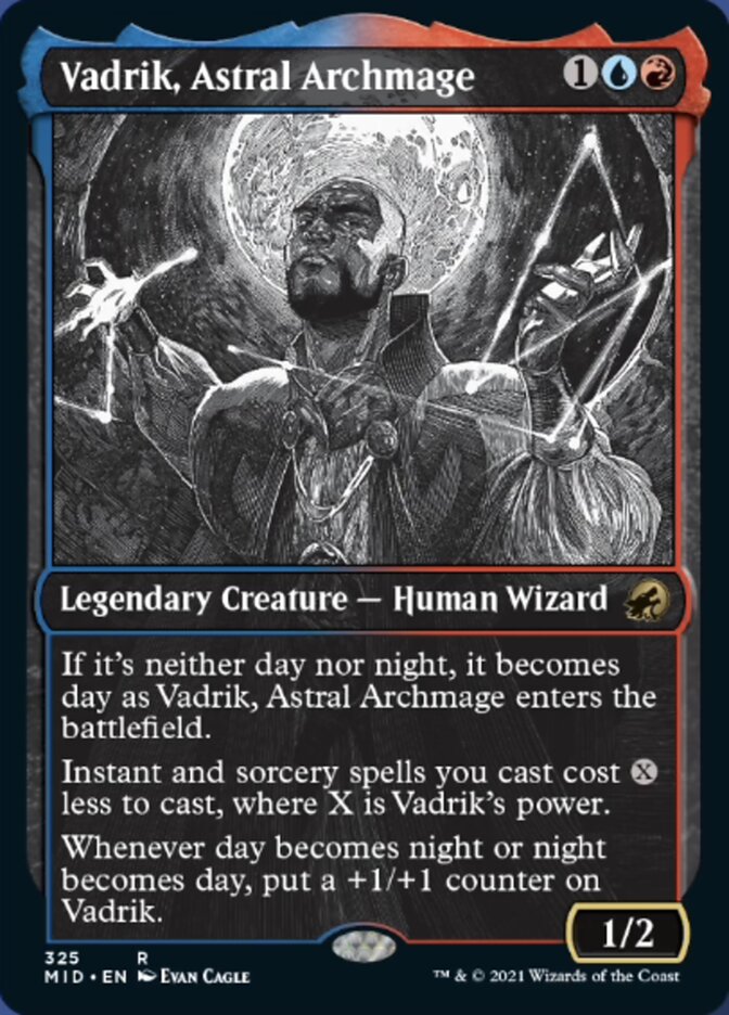 Vadrik, Astral Archmage (Showcase Eternal Night) [Innistrad: Midnight Hunt] | Good Games Modbury