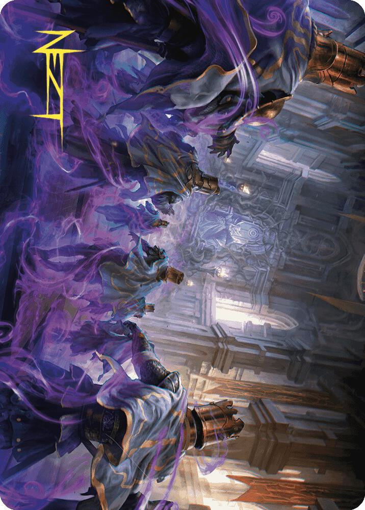 Eerie Interference Art Card Gold Stamped Signature 4 (Art Series: Wilds of Eldraine)  | Good Games Modbury