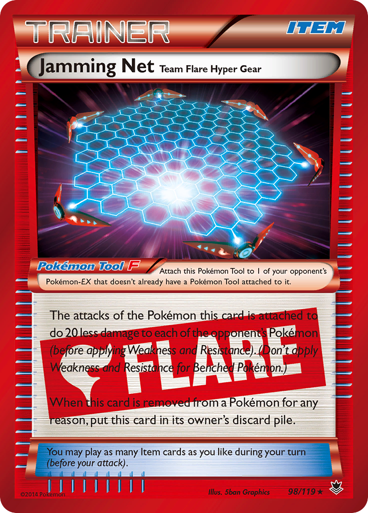 Jamming Net Team Flare Hyper Gear (98/119) [XY: Phantom Forces] | Good Games Modbury
