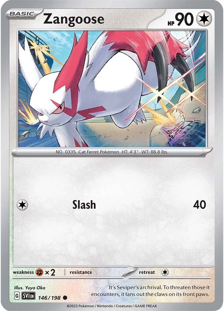 Zangoose (146/198) [Scarlet & Violet: Base Set] | Good Games Modbury