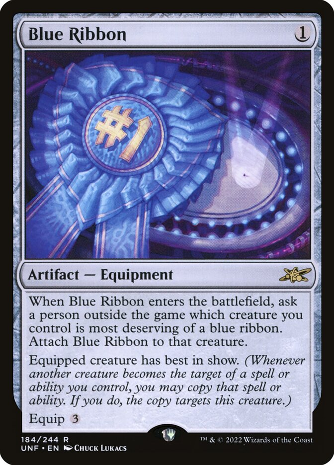Blue Ribbon 184/244 (Unfinity)  - Foil | Good Games Modbury