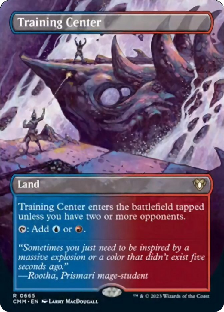 Training Center (Borderless Alternate Art) [Commander Masters] | Good Games Modbury