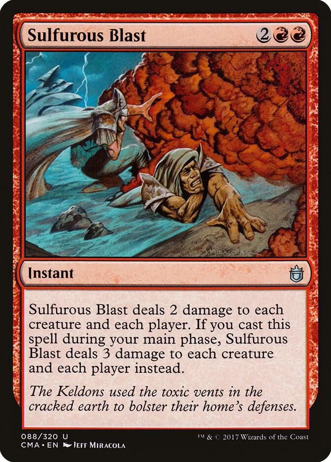 Sulfurous Blast 88/320 (Commander Anthology)  | Good Games Modbury
