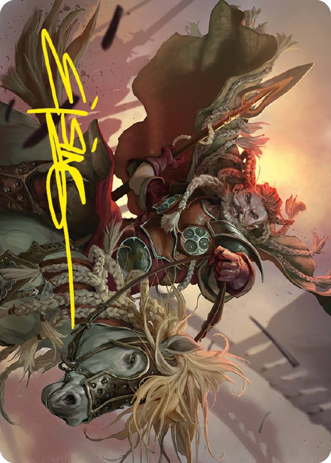 Eomer of the Riddermark Art Card (Gold-Stamped Signature) [The Lord of the Rings: Tales of Middle-earth Art Series] | Good Games Modbury