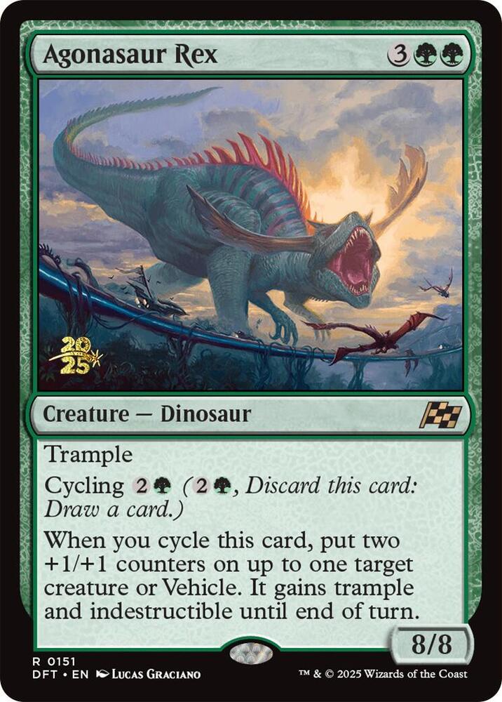 Agonasaur Rex 151s/160 (Prerelease Cards)  - PreRelease Foil | Good Games Modbury