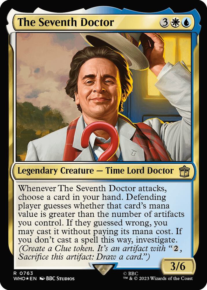 The Seventh Doctor 763/331 (Universes Beyond: Doctor Who)  - Surge Foil | Good Games Modbury