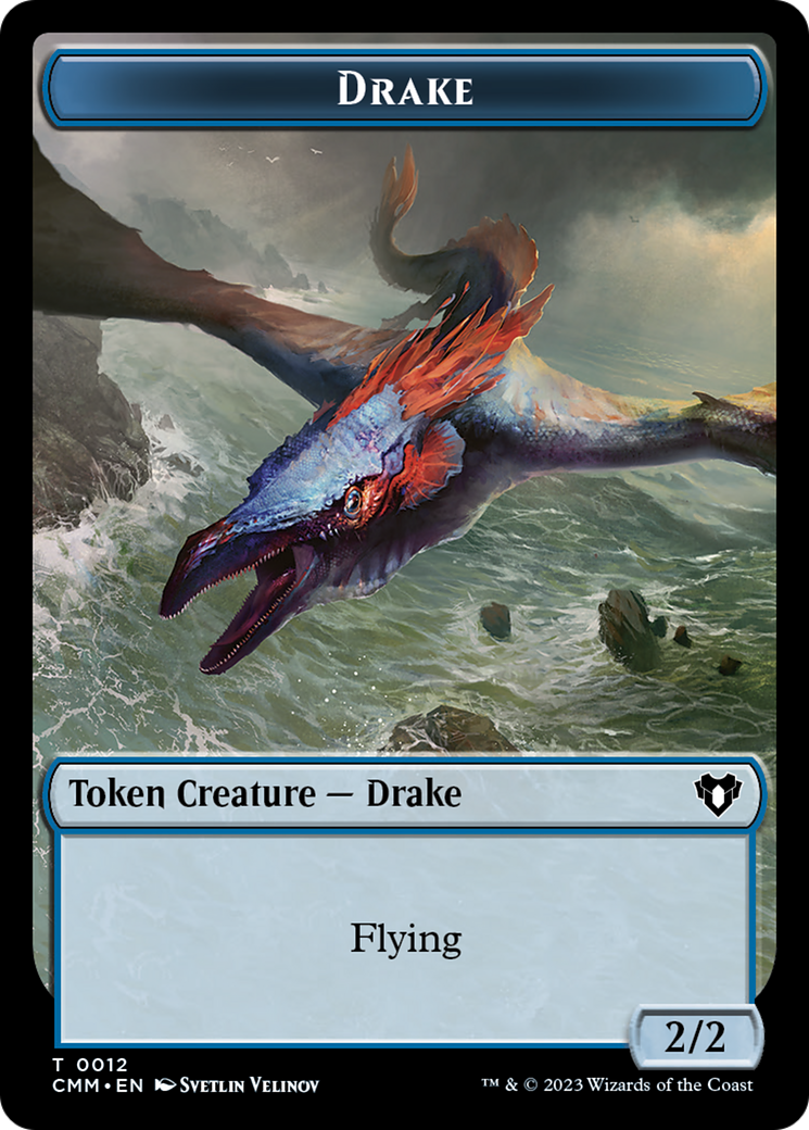 Eldrazi Scion // Drake Double-Sided Token [Commander Masters Tokens] | Good Games Modbury