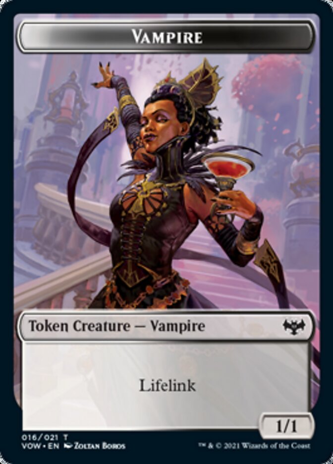 Vampire Token (016) [Innistrad: Crimson Vow Tokens] | Good Games Modbury