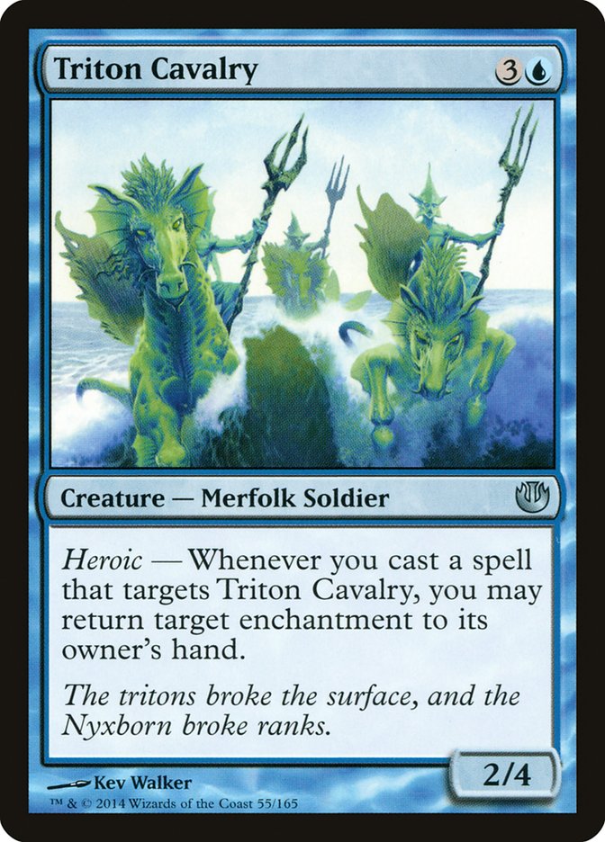 Triton Cavalry 55/165 (Journey Into Nyx)  - Foil | Good Games Modbury