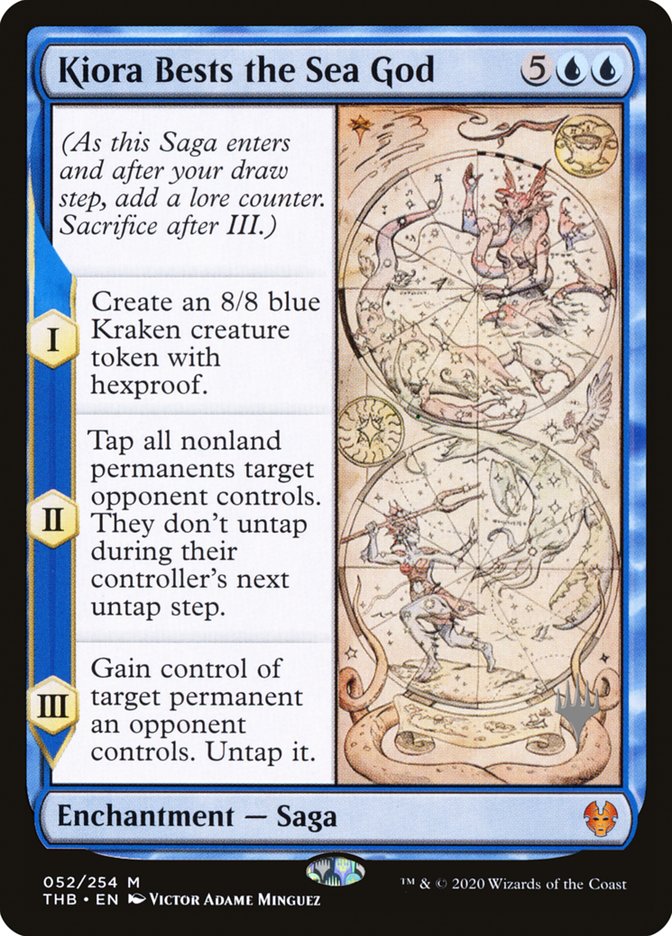 Kiora Bests the Sea God (Promo Pack) [Theros Beyond Death Promos] | Good Games Modbury