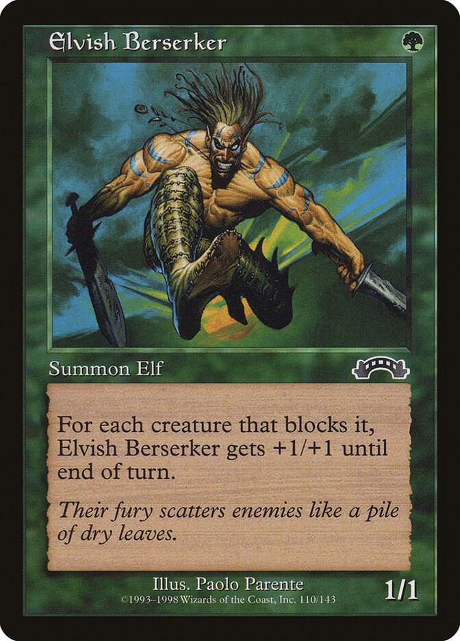 Elvish Berserker 110/143 (Exodus)  | Good Games Modbury