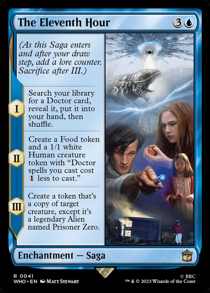 The Eleventh Hour 41/331 (Universes Beyond: Doctor Who)  - Foil | Good Games Modbury