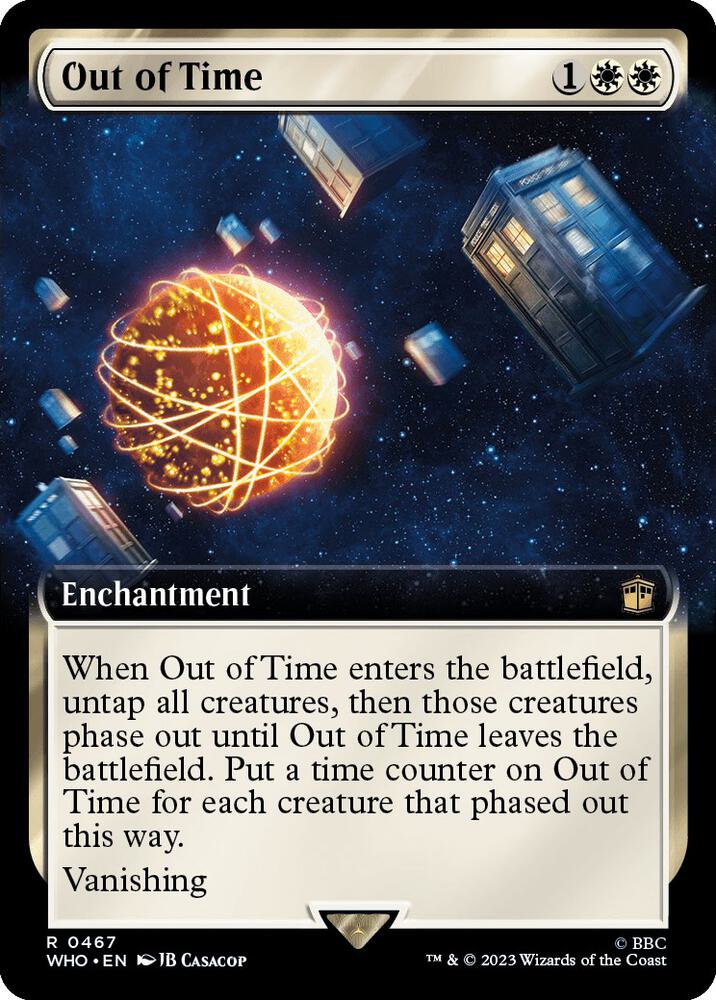 Out of Time 467/331 (Universes Beyond: Doctor Who)  - Extended Art | Good Games Modbury