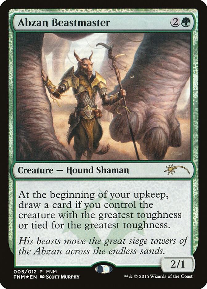 Abzan Beastmaster 5 (FNM Promos)  - Foil | Good Games Modbury