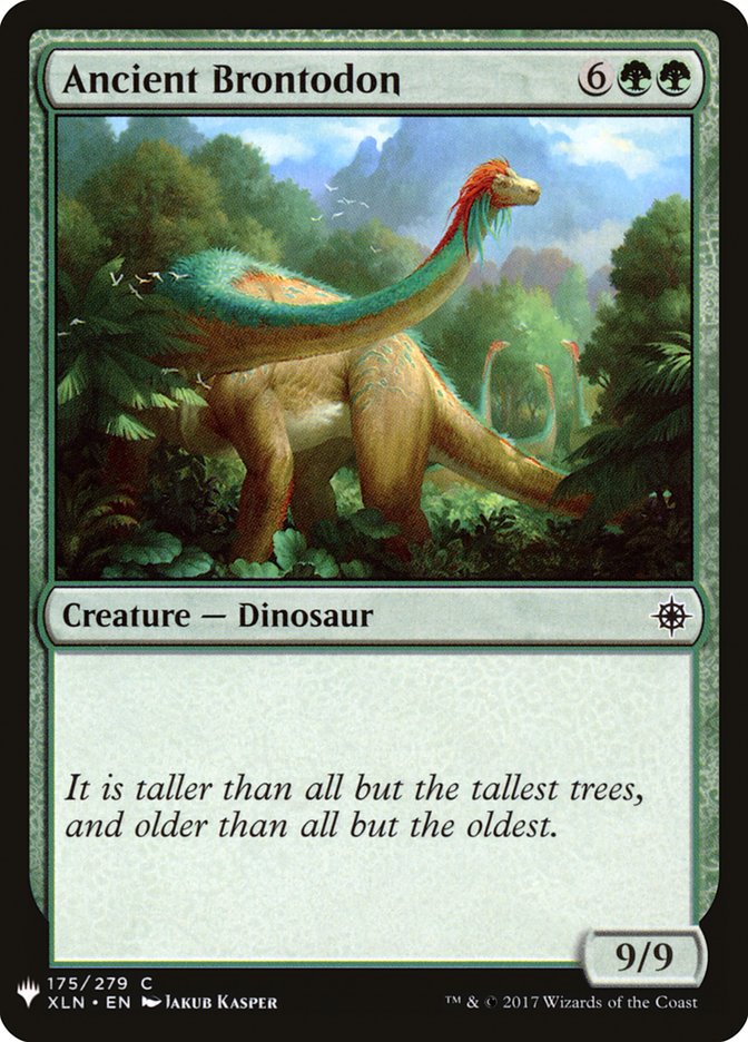 Ancient Brontodon [Mystery Booster] | Good Games Modbury