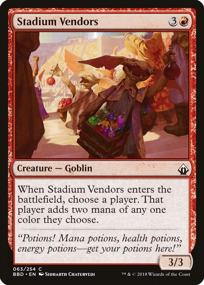 Stadium Vendors 63/254 (Battlebond)  - Foil | Good Games Modbury